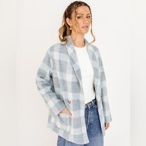 Current Air Soft blue Knit Cardigan